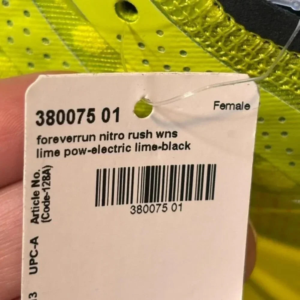 ForeverRun NITRO™ running shoes women's size US 7 neon yellow - Picture 11 of 11